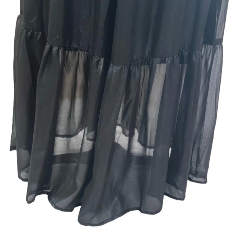 Simply Vera Wang Shimmer Maxi Dress, Vera Black, XL - Picture 2 of 5